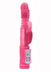 Firefly Thumper Glow In The Dark Thrusting andamp; Rotating Rabbit - Pink