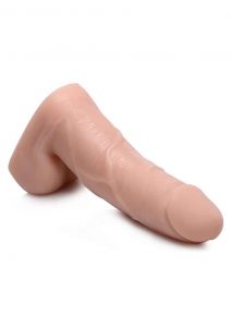 Strap-U Large Bulge Soft Packer Dildo 6.5in - Vanilla