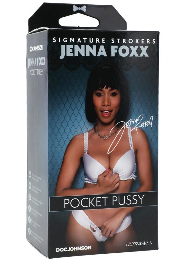 Signature Strokers Jenna Foxx Ultraskyn Pocket Masturbator - Pussy - Vanilla