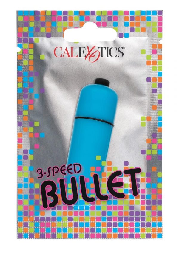 Foil Pack 3-Speed Bullet Vibrator - Blue