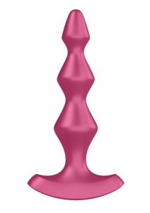 Satisfyer Lolli-Plug 1 Silicone Beaded Anal Plug - Fuchsia