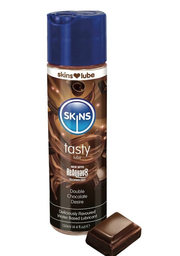 Skins Double Chocolate Water Based Lubricant 4.4oz