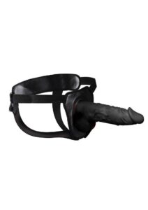 Erection Assistant Hollow Strap-On 9.5in - Black