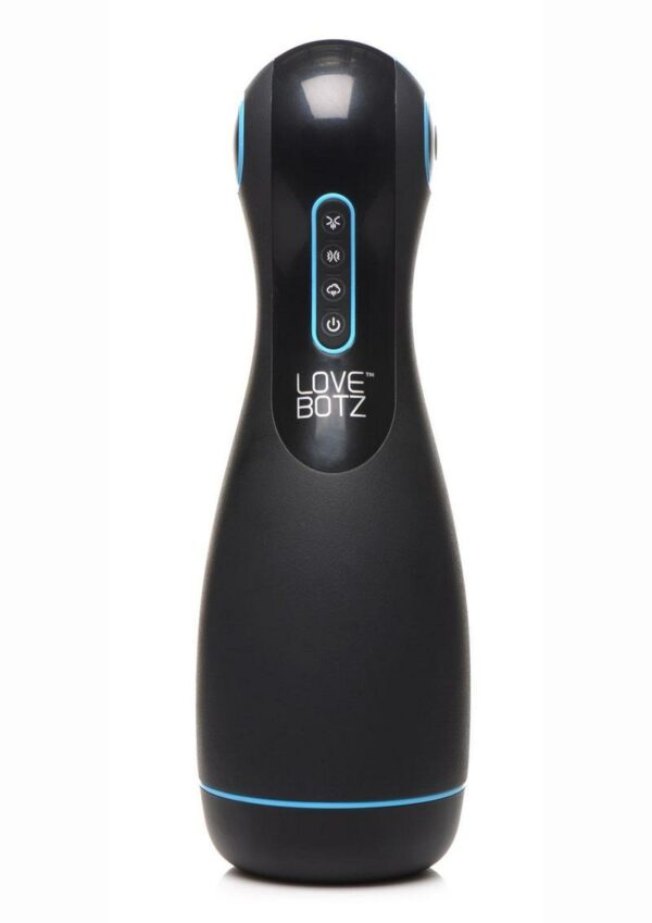 LoveBotz Auto Milker Extreme Rechargeable 16X Sucking Masturbator - Black/Blue