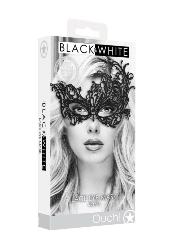 Ouch! Lace Eye-Mask Royal - Black