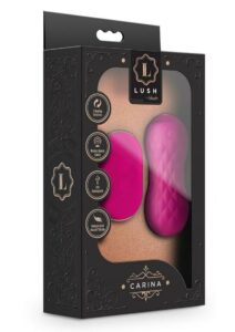 Lush Carina Rechargeable Silicone Vibrating Egg - Velvet Fuchsia