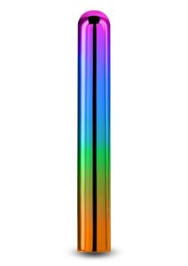 Chroma Rainbow Rechargeable Vibrator - Large - Multicolor