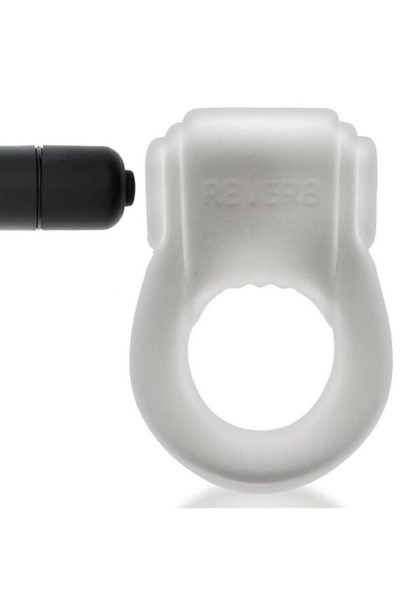 Revring Reverb Vibrating Cock Ring - White Ice