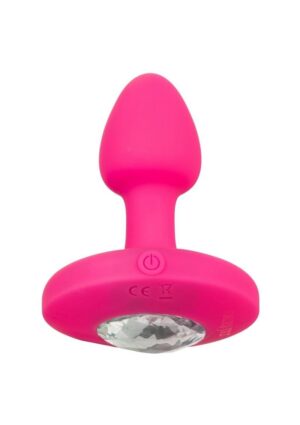 Cheeky Gems Rechargeable Silicone Vibrating Probe - Small - Pink