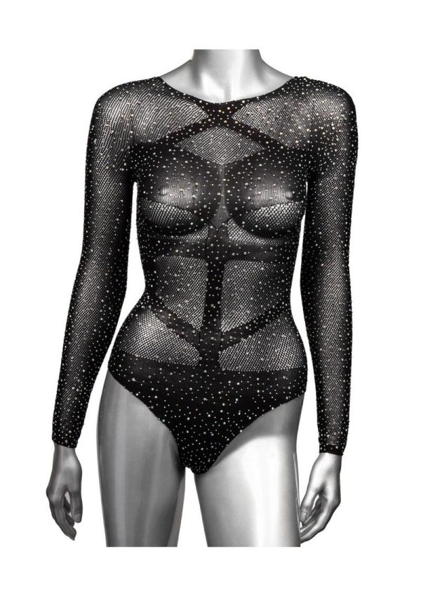 Radiance Long Sleeve Body Suit - Plus Size - Black