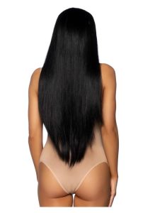 Leg Avenue Long Straight 33 Center Part Wig - O/S - Black