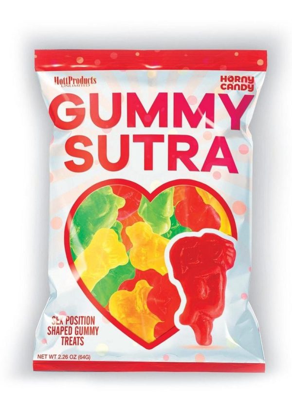 Horny Candy Gummy Sutra Sex Position Shaped Gummies 2.26oz. Bag - Assorted Flavors