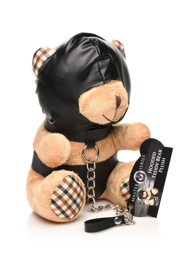 Master Series Hooded Plush Teddy Bear - Tan