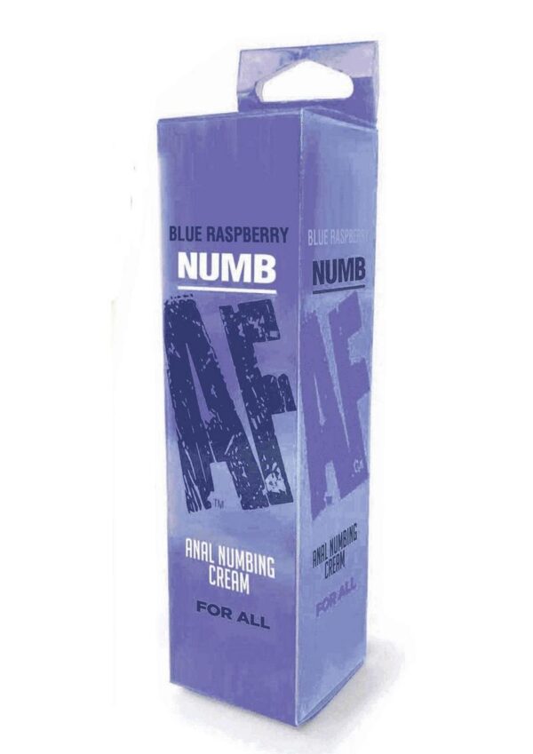 Numb AF Anal Numbing Flavored Cream 1.5oz - Blue Raspberry