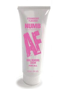 Numb AF Anal Numbing Flavored Cream 1.5oz - Strawberry