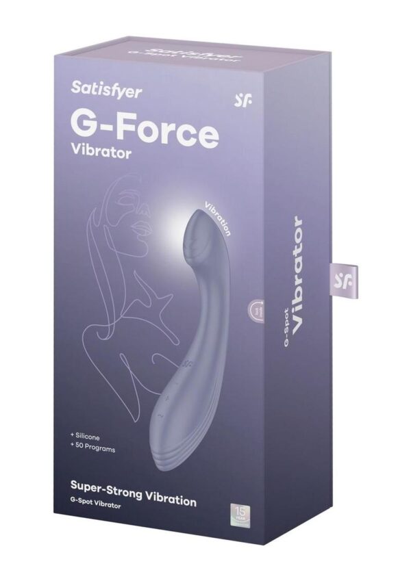 Satisfyer G-Force Rechargeable Silicone Vibrator - Violet
