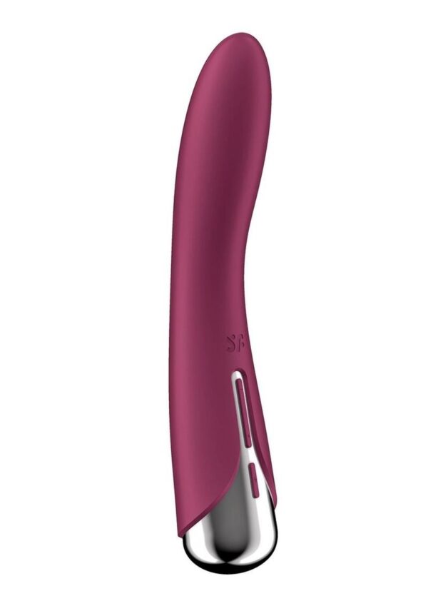 Satisfyer Spinning Vibe 1 Rechargeable Silicone Rotating G-Spot Vibrator - Red