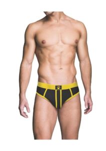 Prowler RED Ass-Less Brief - XXLarge - Black/Yellow