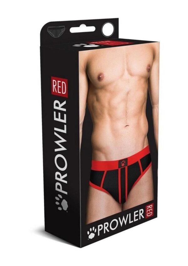 Prowler RED Ass-Less Brief - Medium - Black/Red