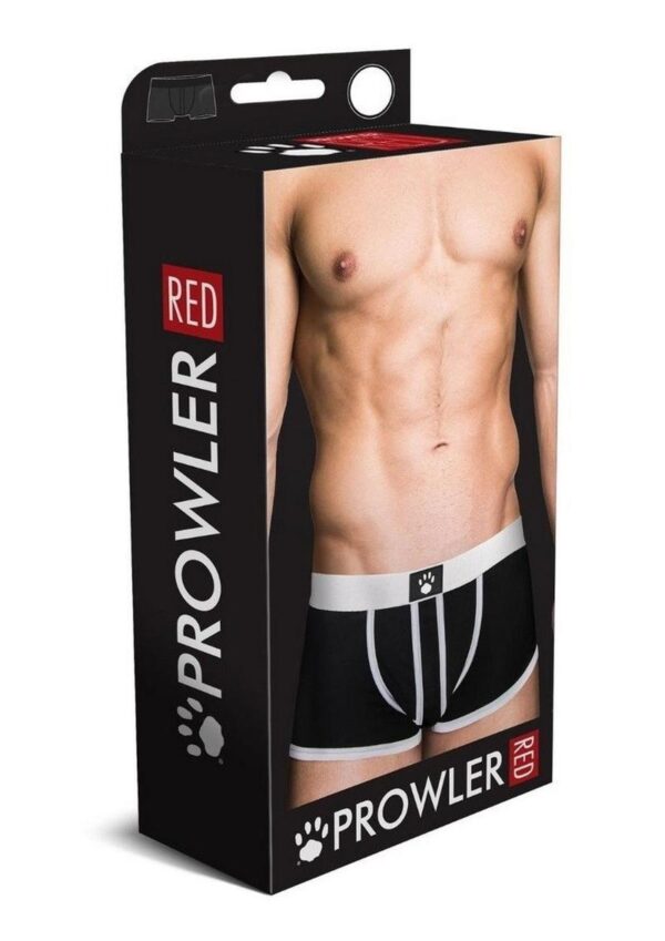 Prowler RED Ass-Less Trunk - Small - White/Black