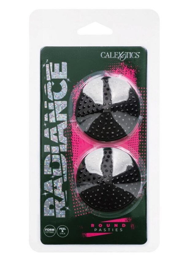 Radiance Round Pasties - Black