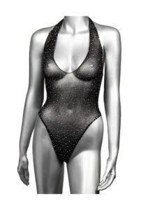 Radiance Deep V Body Suit - O/S - Black