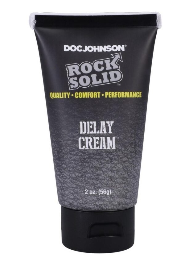 Rock Solid Delay Cream 2oz - Bulk