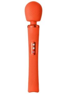 Vim Massager Silicone Body Wand - Sunrise Orange