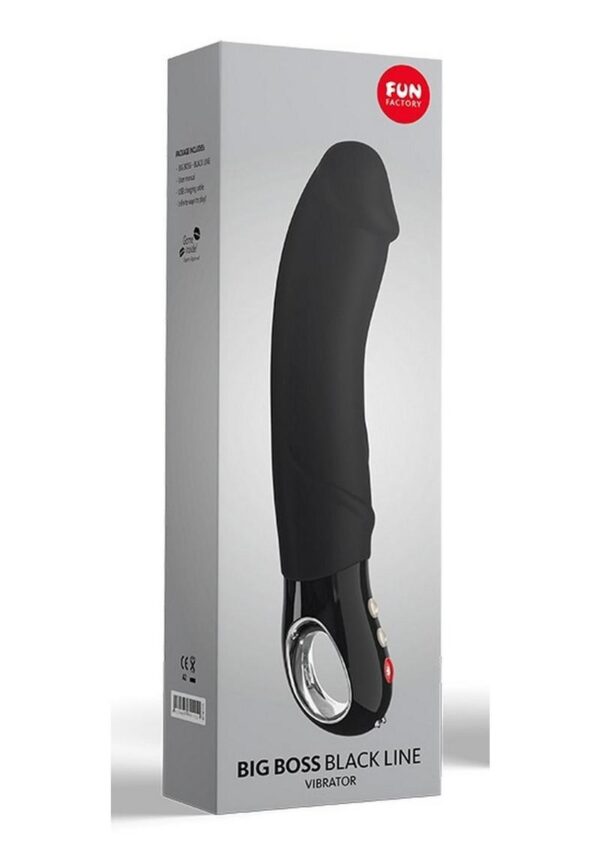 Big Boss Silicone Vibrator - Black