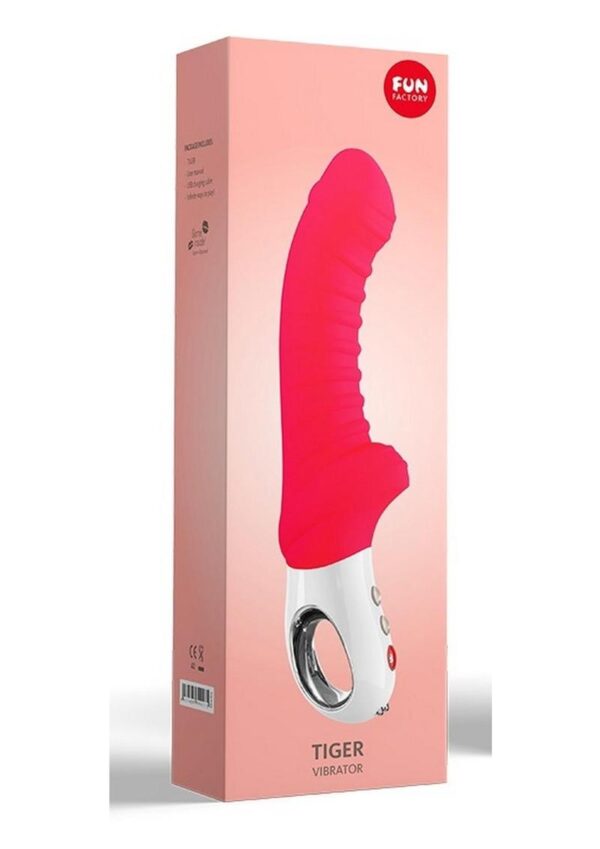 Tiger G5 Silicone Vibrator - India Red