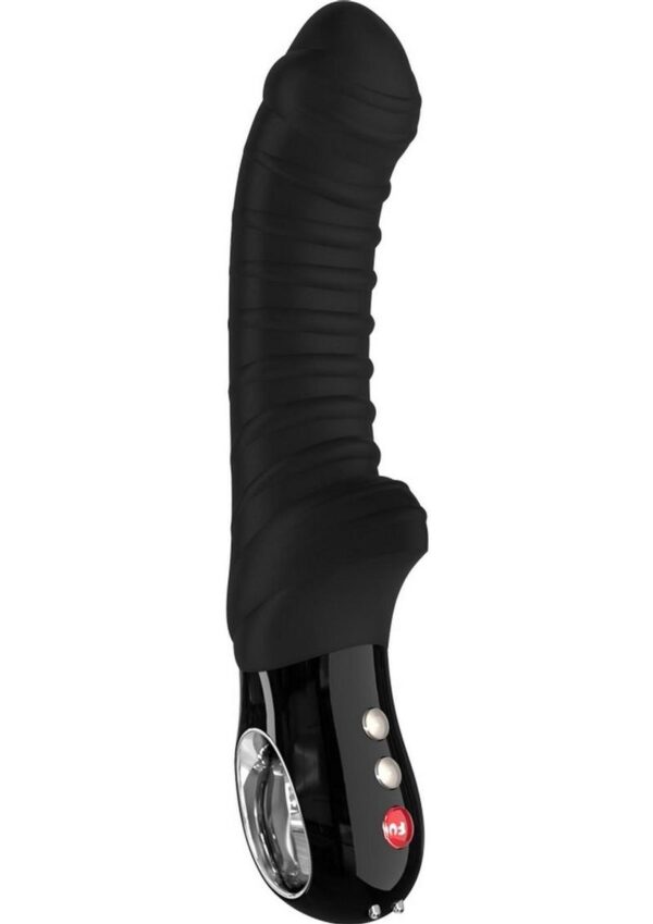 Tiger Silicone Vibrator - Black