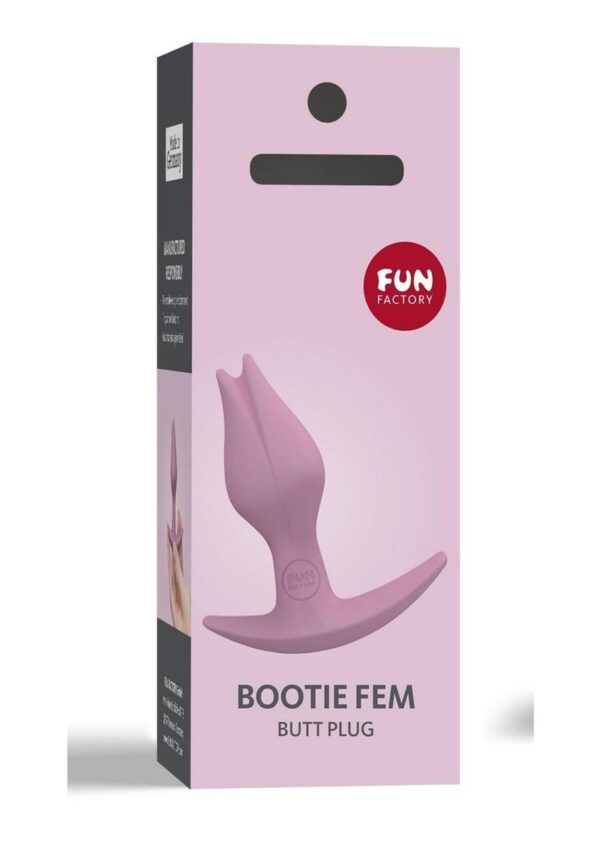 Bootie Fem Silicone Anal Plug - Rose Pink