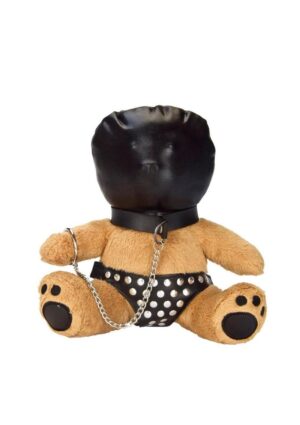 Bondage Bearz Gimpy Glen Stuffed Animal - Brown/Black