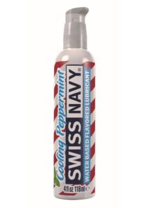 Swiss Navy Cooling Flavored Lubricant 4oz/118ml - Peppermint