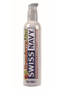 Swiss Navy Flavored Lubricant 4oz/118ml - Strawberry Kiwi