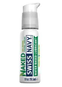 Swiss Navy Naked All Natural Lubricant 1oz