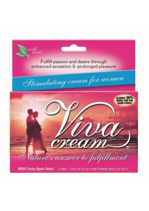 Swiss Navy Viva Cream 10ml (3 per Box)