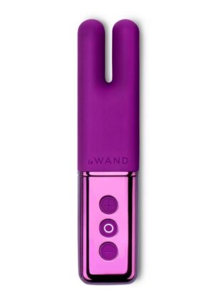 Le Wand Deux Silicone Rechargeable Dual Vibrator - Cherry