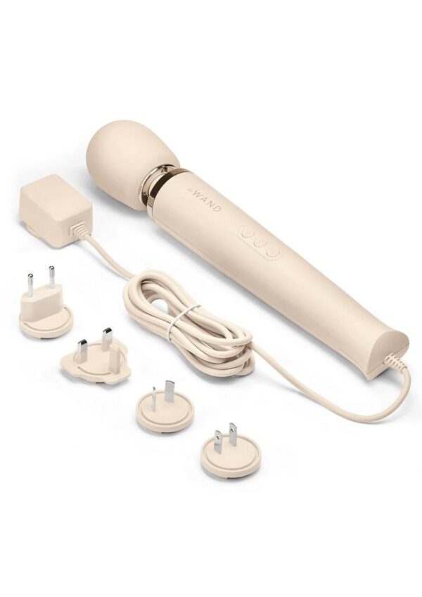 Le Wand Plugin Vibrating Massager - Cream