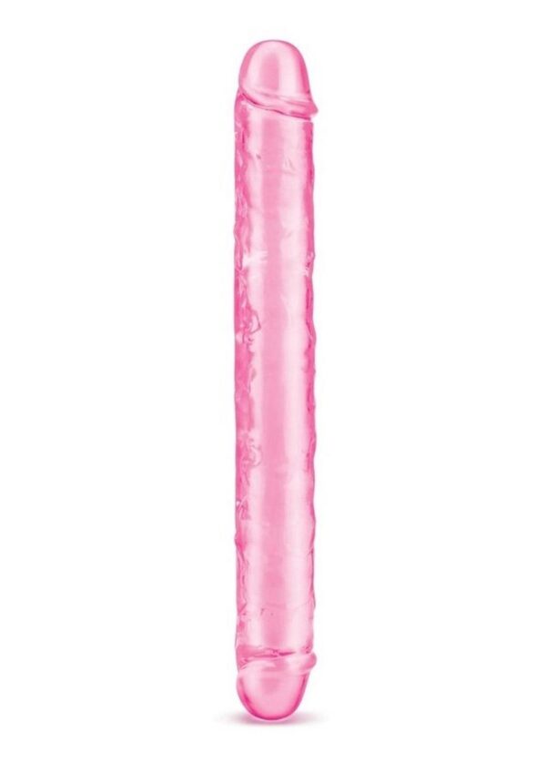 Me You Us Ultracock Jelly Double Ender 12in - Pink