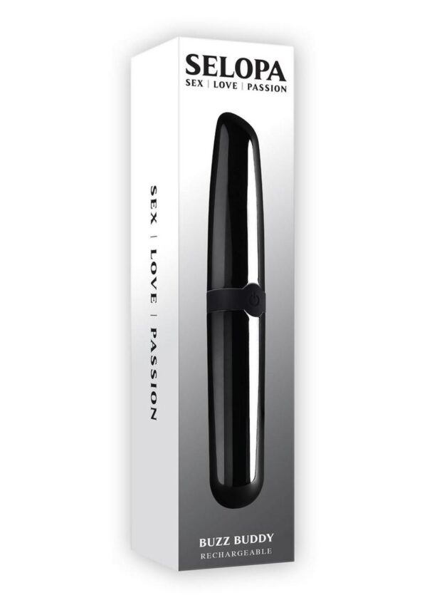 Selopa Buzz Buddy Rechargeable Bullet - Black