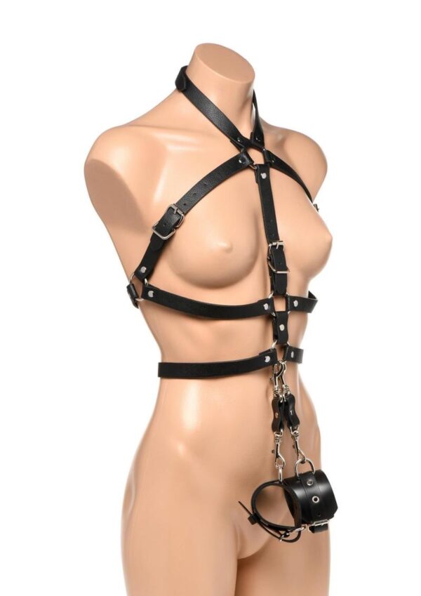 Strict Female Body Harness - XXLarge/XXXLarge - Black