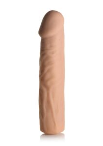 JOCK Extra Long Penis Extension Sleeve 3in - Vanilla