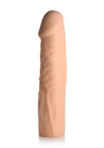 JOCK Extra Long Penis Extension Sleeve 1.5in - Vanilla