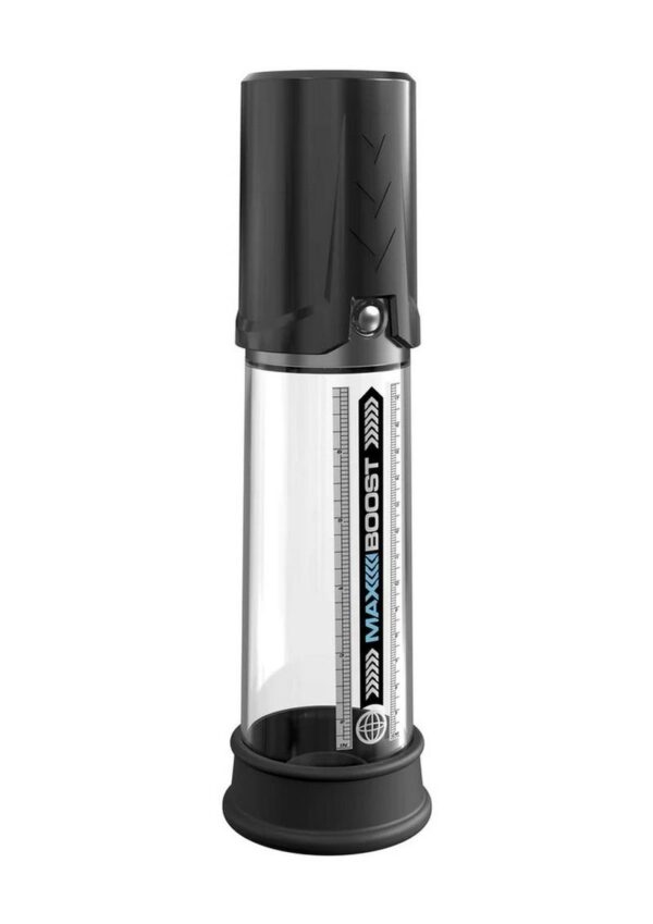 Pump Worx Max Boost Penis Pump - Black/Clear