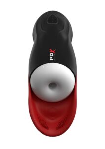 PDX Elite Fap-O-Matic Pro Rechargeable Masturbator - White/Black