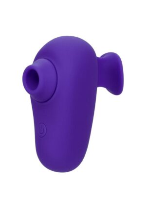 Neon Vibes The Kissing Vibe Rechargeable Silicone Clitoral Stimulator - Purple