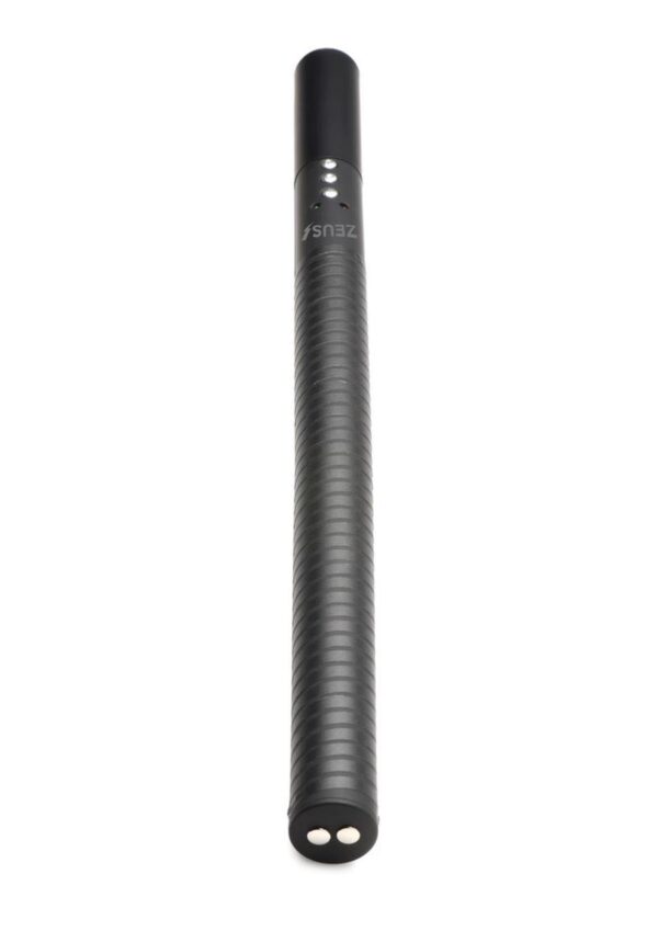 Zeus Electrosex E-Stim Baton - Black/Silver