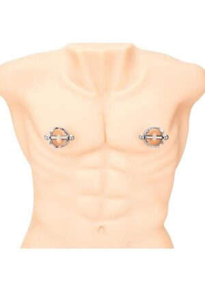 Prowler RED Magnetic Nipple Crown Clamps - Silver