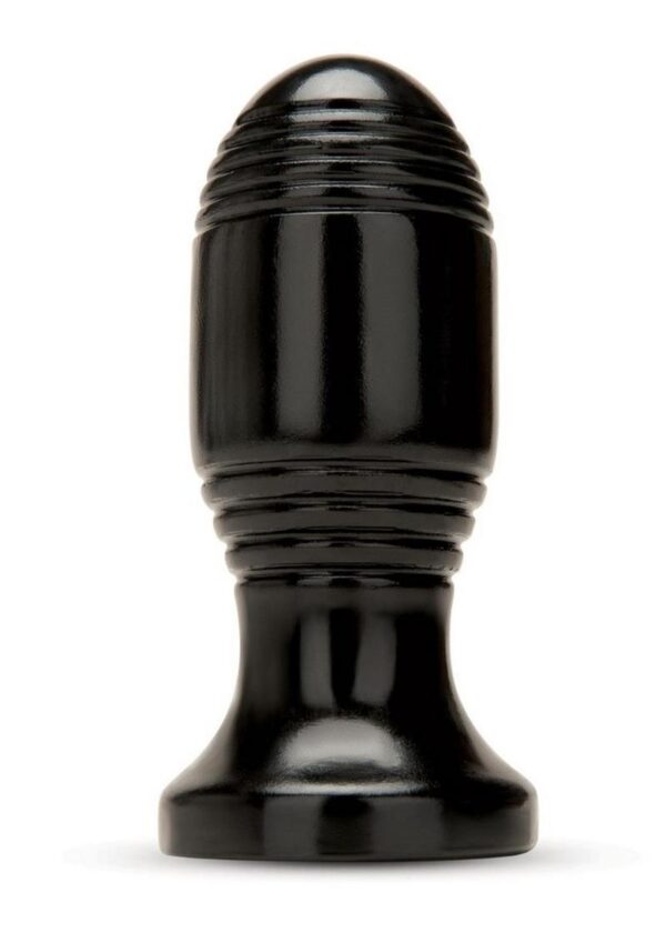 Prowler RED Anal Ribbed Plug - Black